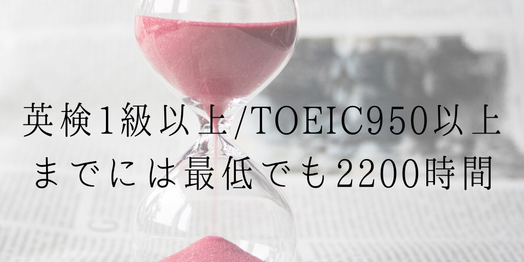 約3000時間 英語習得の為に目安とすべき勉強時間をお教えします Genglish